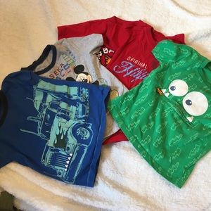 Five t-shirts